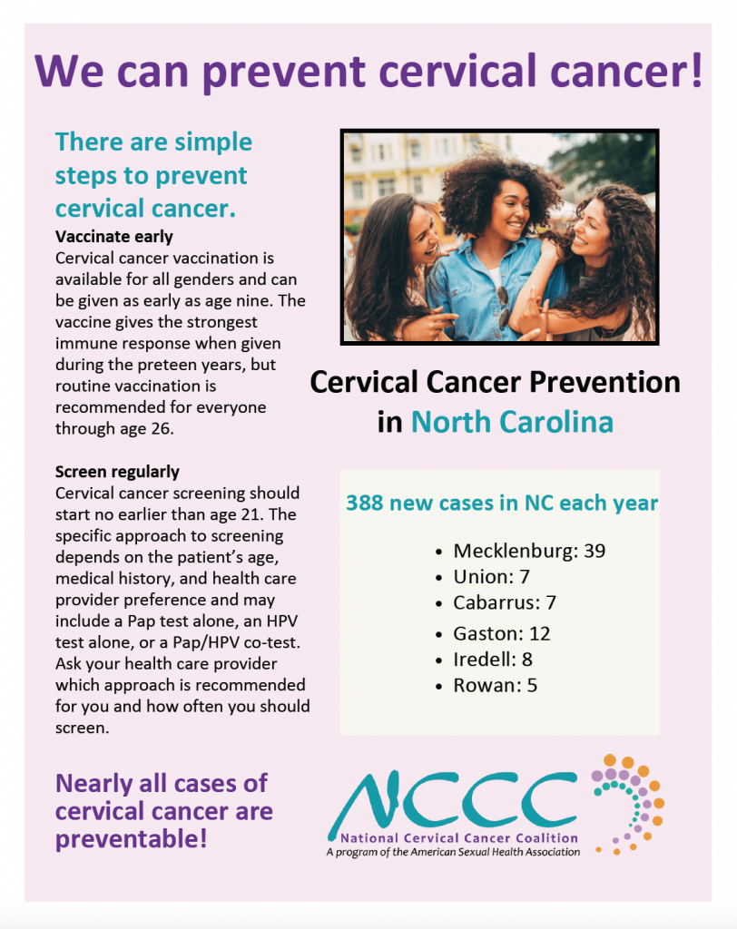 Cervical Cancer Prevention in North Carolina