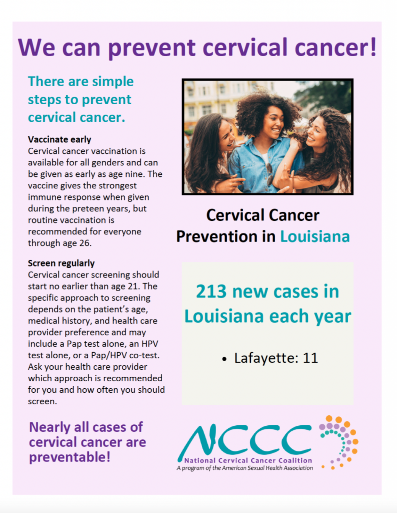 Cervical Cancer Prevention in Louisiana