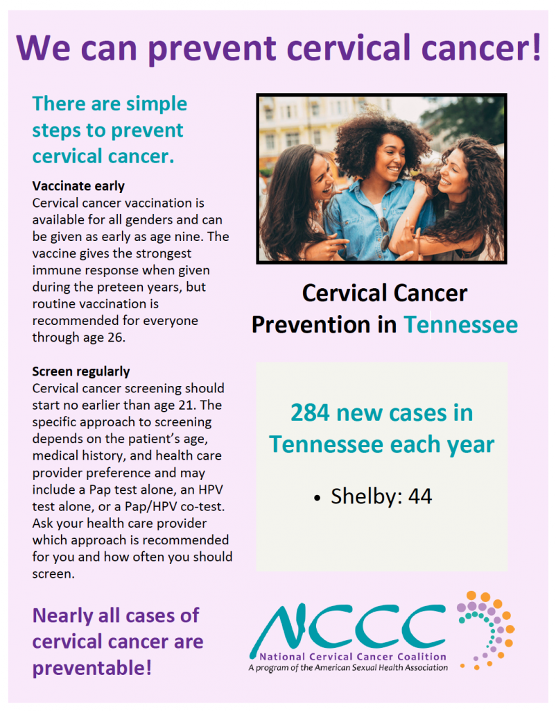 Cervical Cancer Prevention in Tennessee