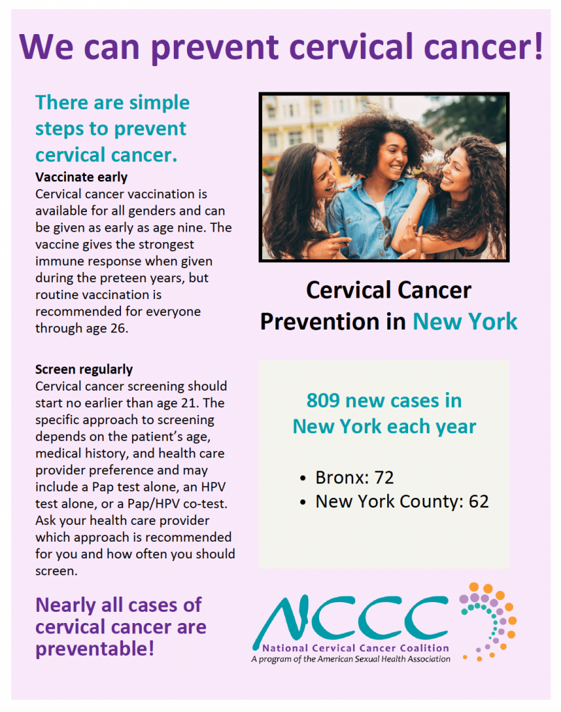 Cervical Cancer Prevention in New York