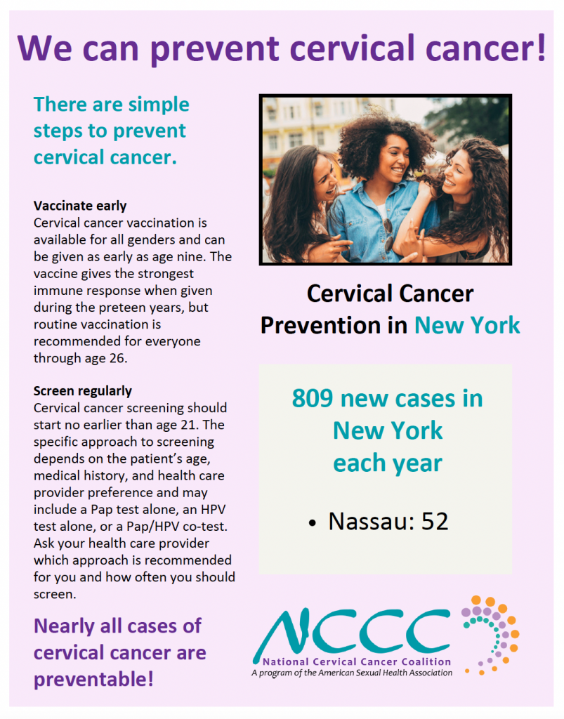 Cervical Cancer Prevention in New York