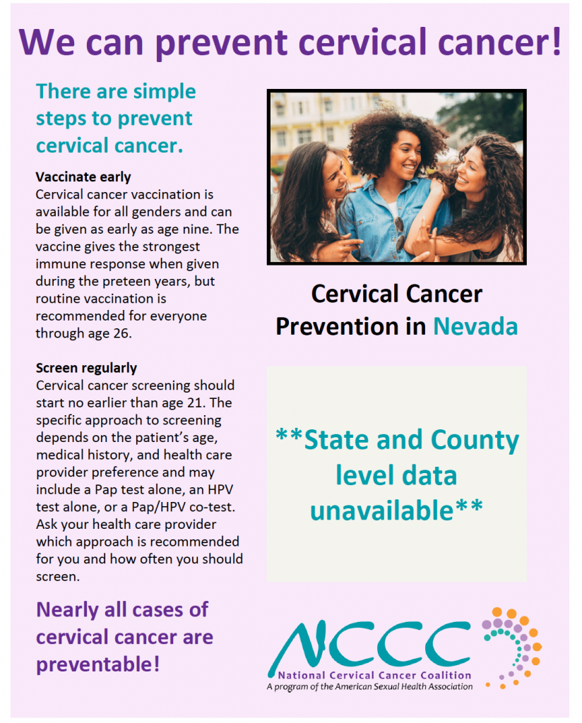 Cervical Cancer Prevention in Nevada