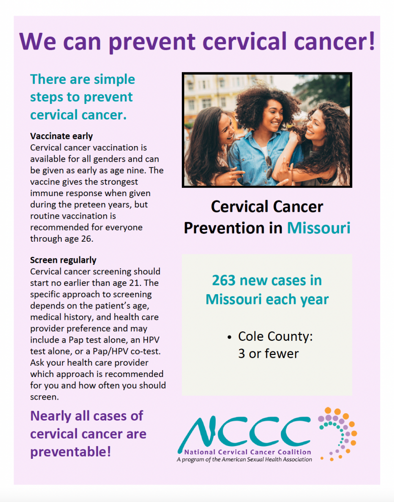 Cervical Cancer Prevention in Missouri