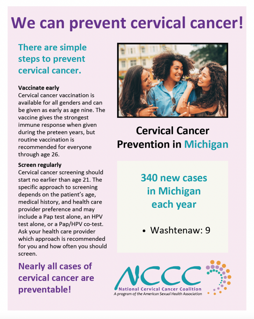 Cervical Cancer Prevention in Michigan