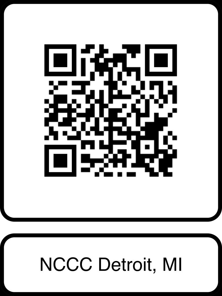 NCCC Michigan (Detroit) QR Code