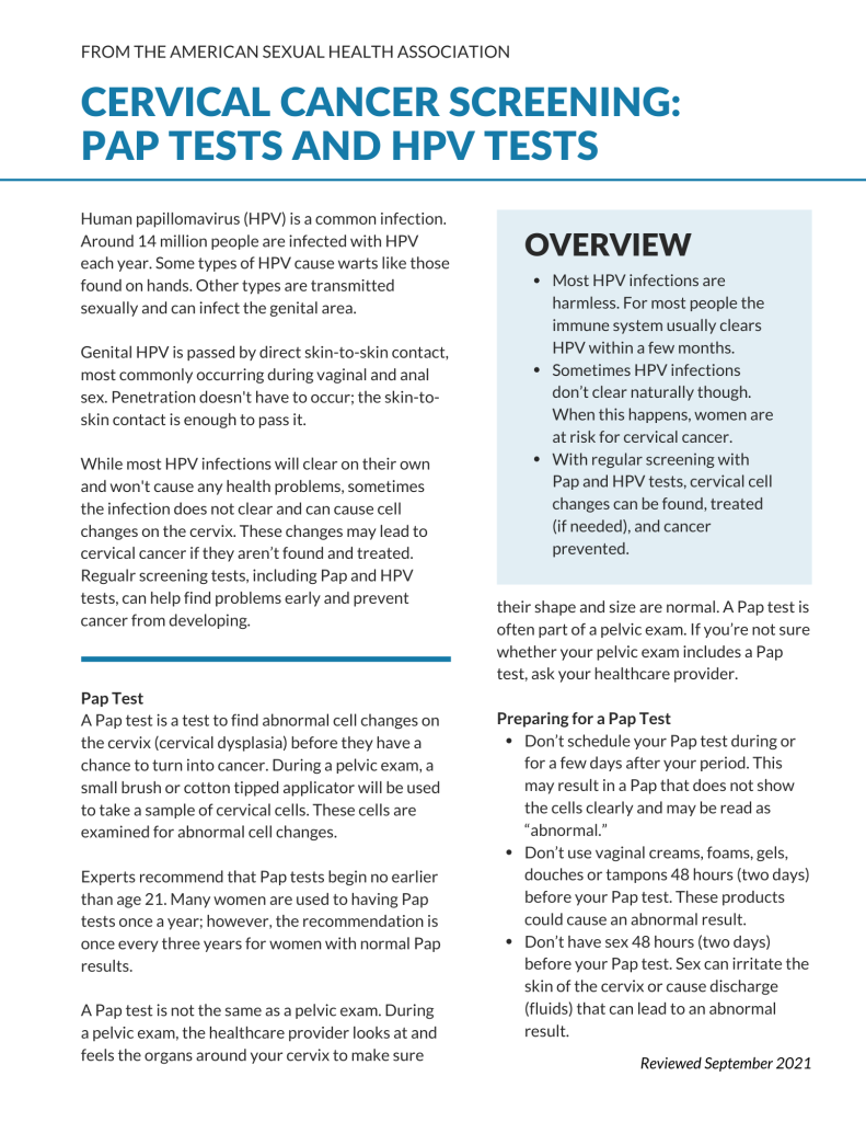 Cervical Cancer Screening